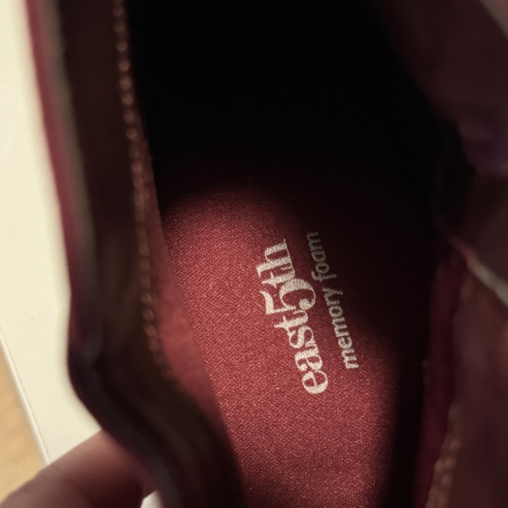 East 5th‎ Burgundy/Wine Suede Womens Half Boot w/Memory Foam  - Size 9W - NWT - Picture 9 of 9